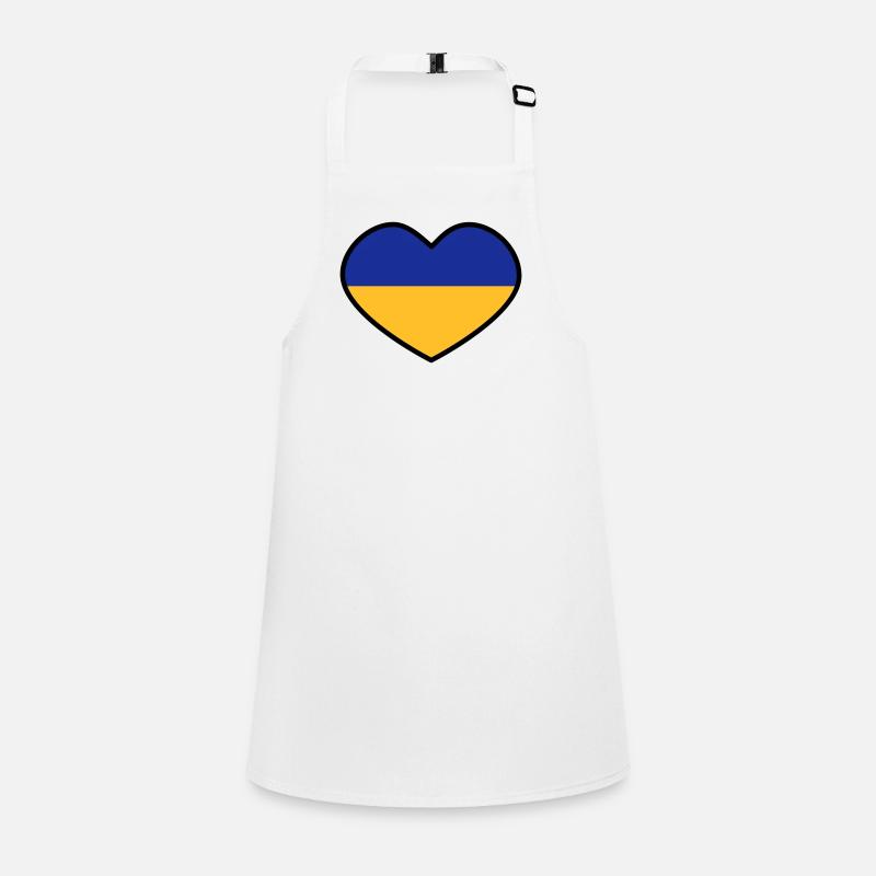 Ukraine Heart Children's Apron
