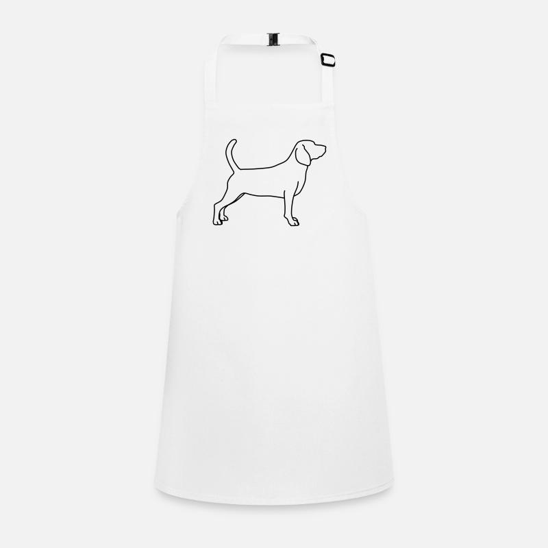 Beagle Lineart 1 Tablier Enfant
