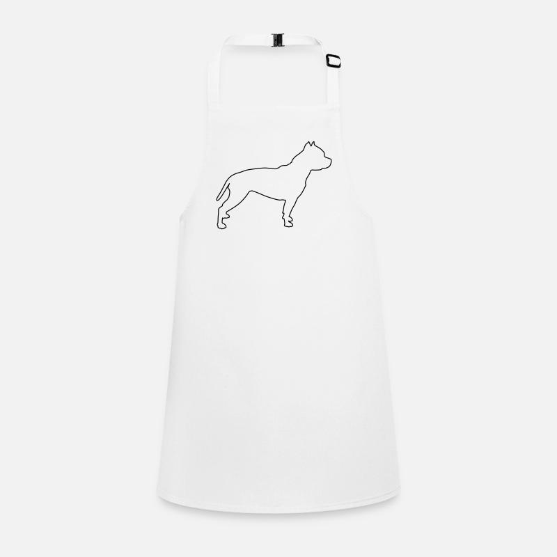 Contours de Pitbull 1 Tablier Enfant