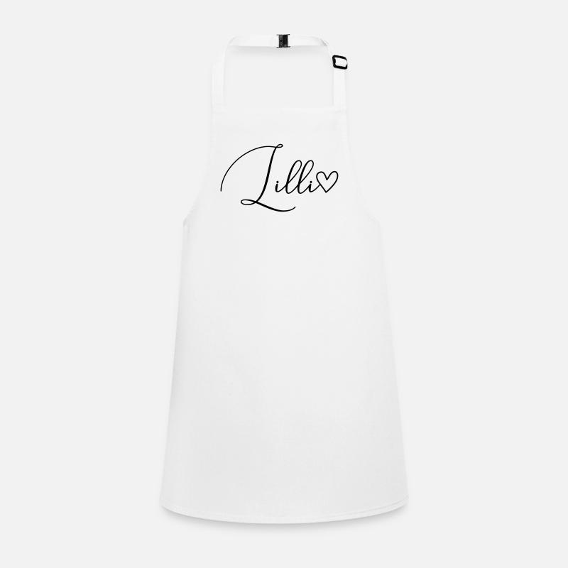 Lilli Name Vorname Mädchen Schürze für Kinder