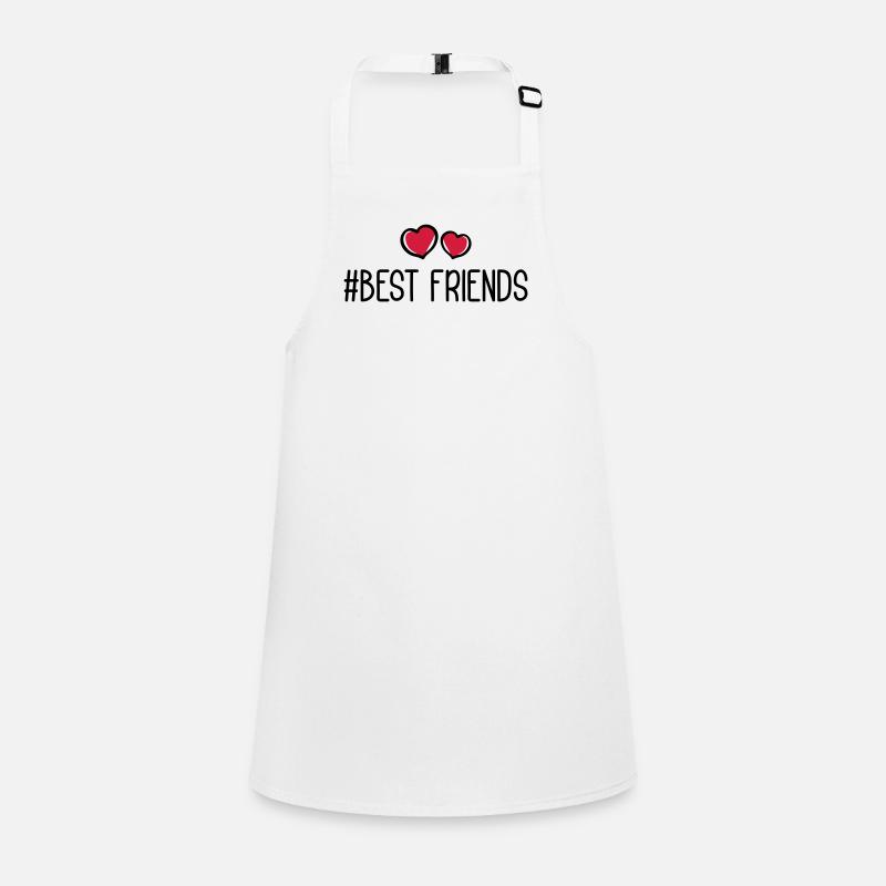Beste Freunde Herzen Liebe Schürze für Kinder