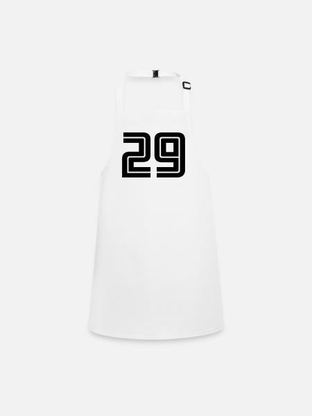 29 - Children's Apron - white - Front