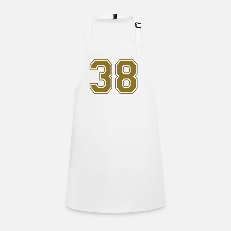 38 - Nummer Schürze für Kinder