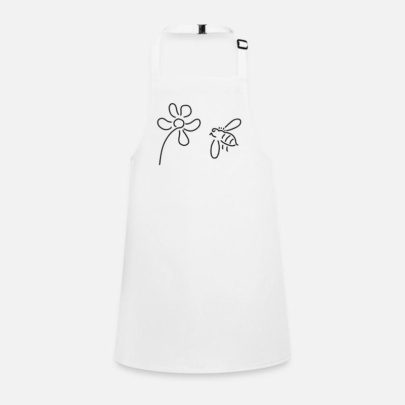 biene sammelt honig Schürze für Kinder