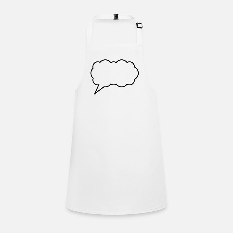 cloud bubble Children's Apron