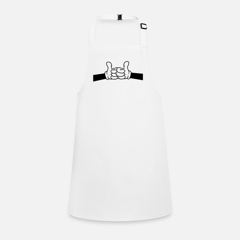 Brofist thumbs up comic Children's Apron
