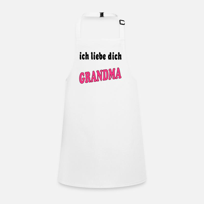 ich liebe dich OMA Schürze für Kinder