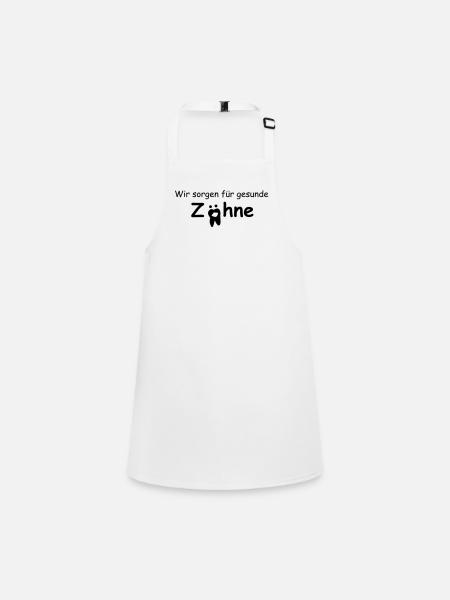 Healthy Teeth - Children's Apron - white - Front