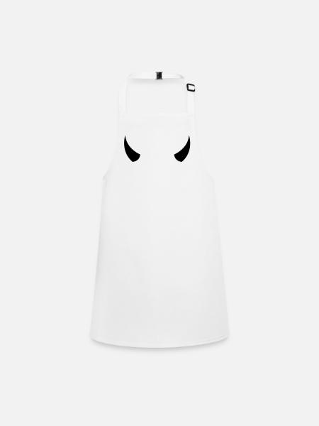 devil_wild__f1 - Tablier Enfant - blanc - Devant