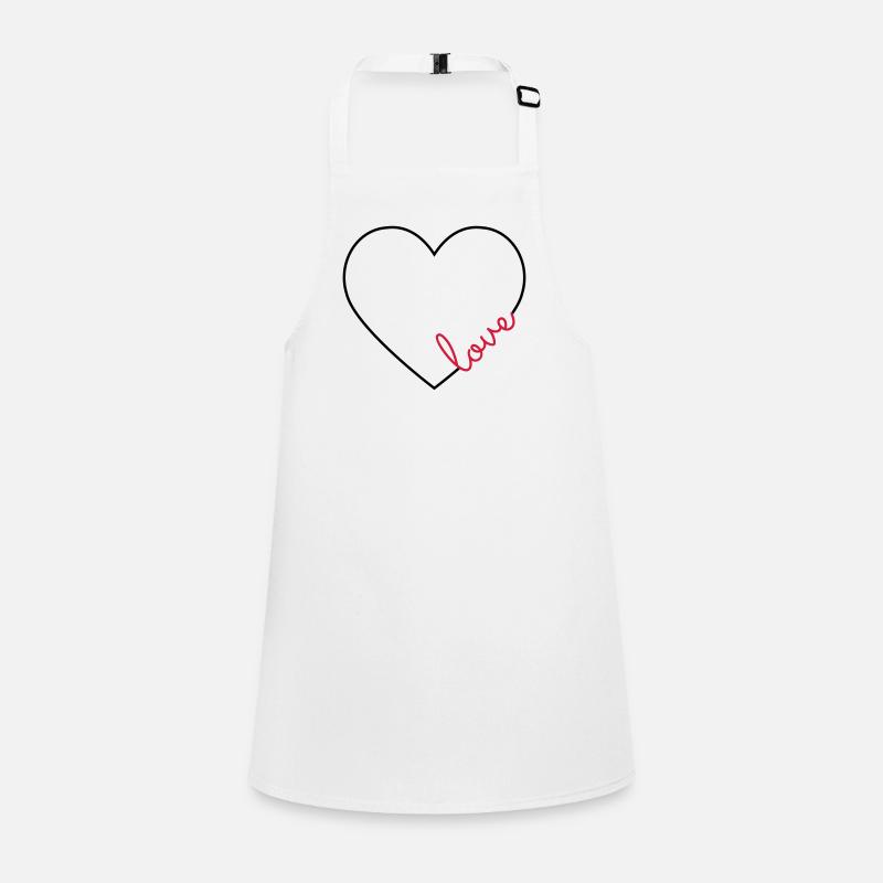 Cadre coeur d'amour Tablier Enfant