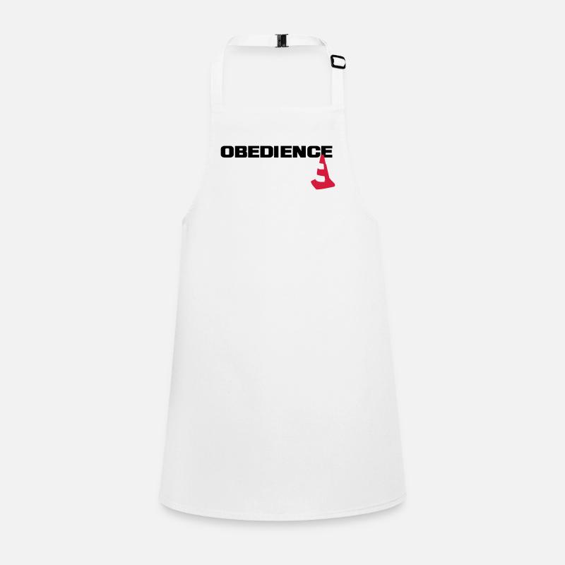 Obedience with pylons Children's Apron
