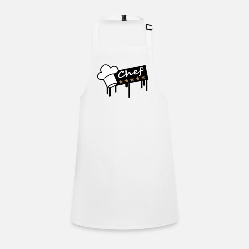 5_stars_chef_grafitti_rectangle Children's Apron