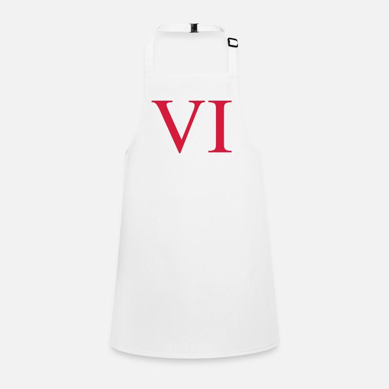 6 - Children's Apron - white