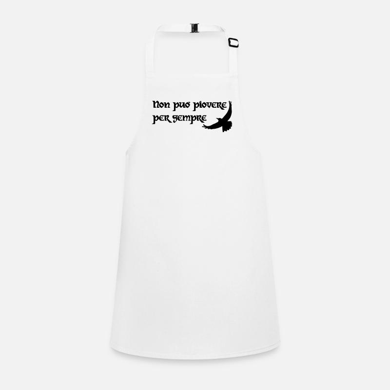 Non può piovere per sempre Children's Apron