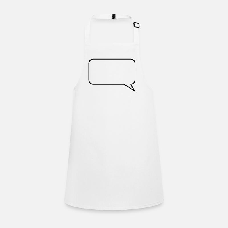 Sprechblase // Comic // Spruch machen // Aussage Schürze für Kinder