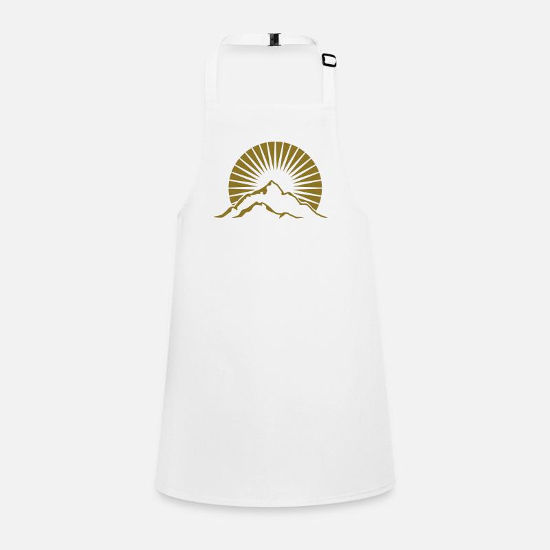 Beautiful mountains Alpine Sun Children's Apron