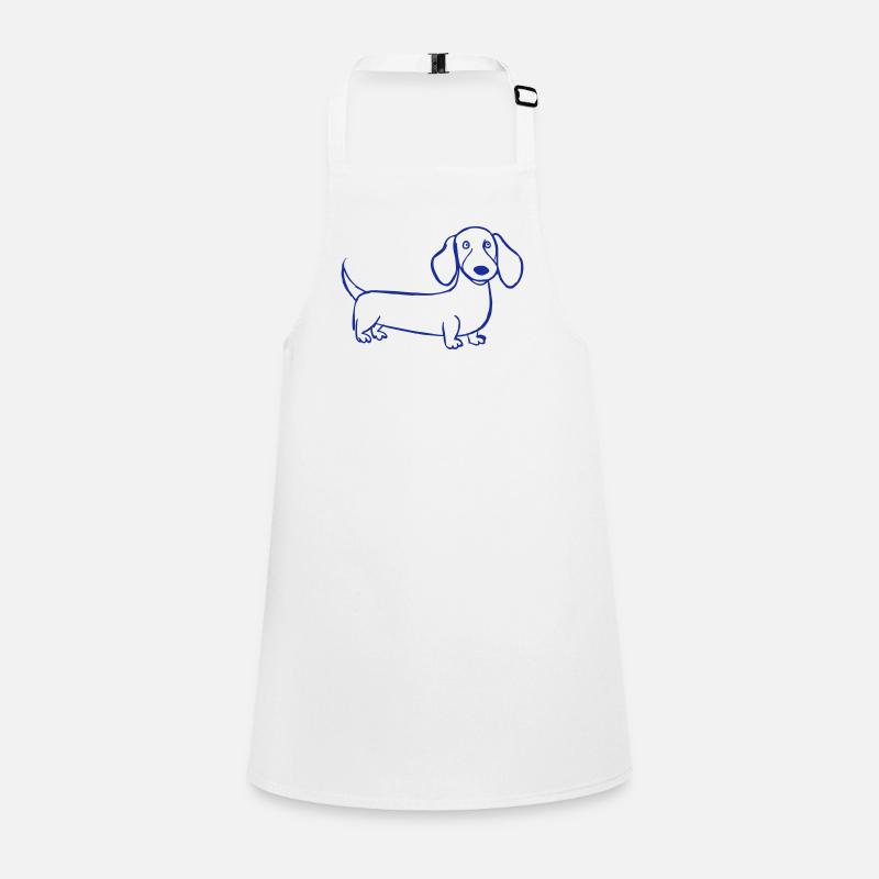 Dessin amusant pour enfants teckel Tablier Enfant