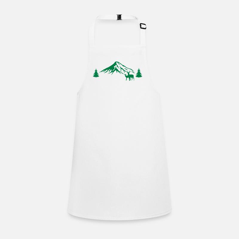 Mountains Nature Children's Apron