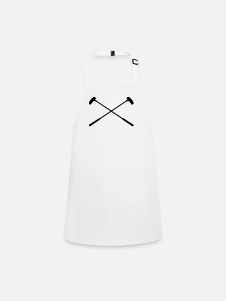 crazy golf clubs - Children's Apron - white - Front