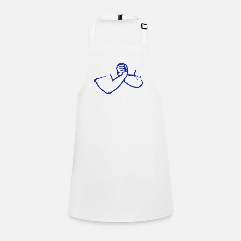 Armdrücken Arm Eisen logo2 Schürze für Kinder
