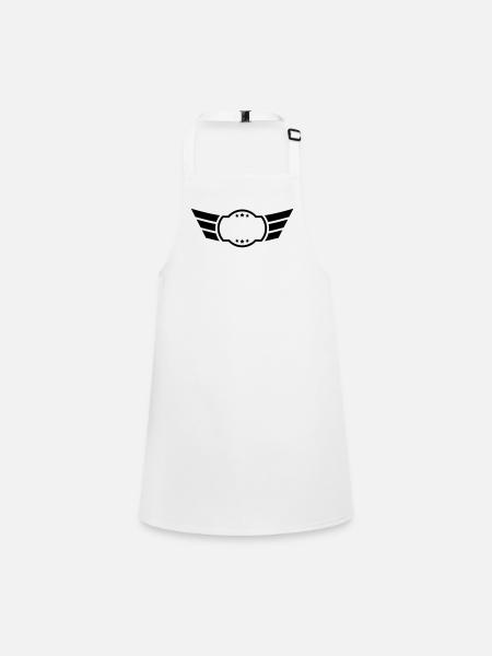 Wings Logo - Tablier Enfant - blanc - Devant