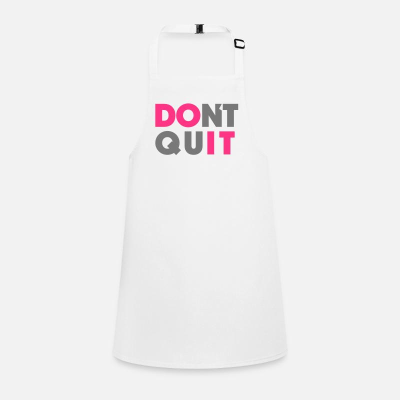 Do it Dont Quit Children's Apron