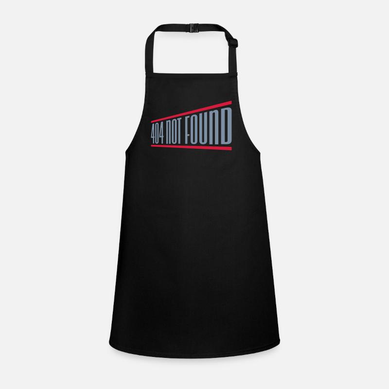 404 not found computer Children's Apron