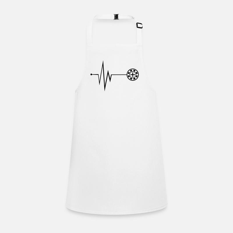 Roulette Pulse Symbol Children's Apron