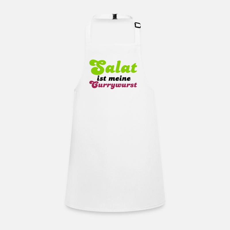 La salade est ma currywurst Tablier Enfant