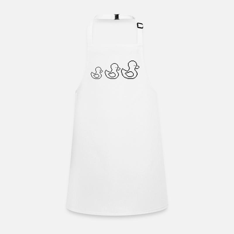 pixel enten Schürze für Kinder