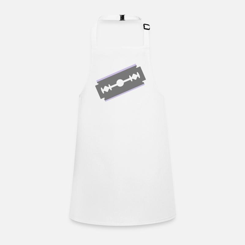 Cut razor blade cut cut 2c Children's Apron