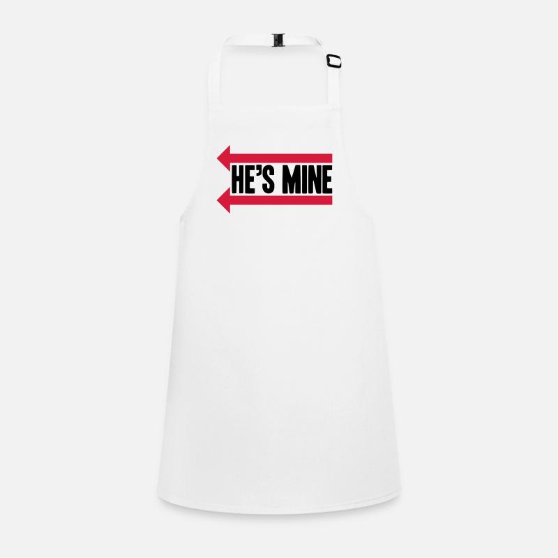 He's Mine Design Tablier Enfant