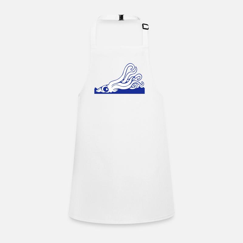 Octopus Water Surface Tentacle Attack Sea Monster Children's Apron