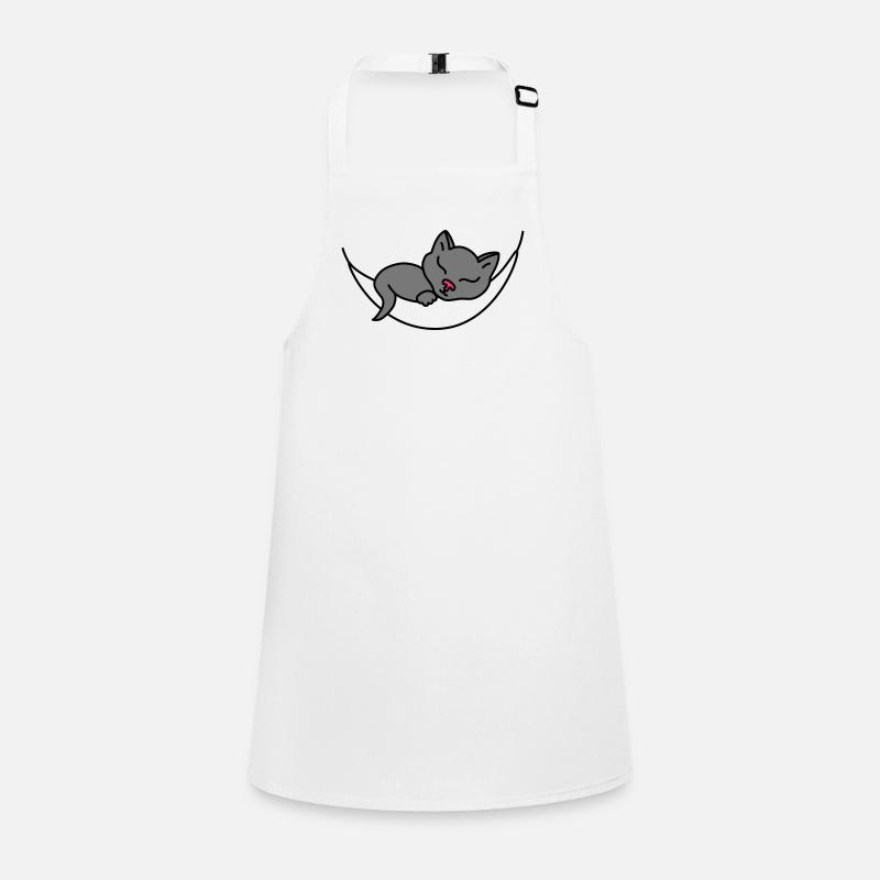 Chat endormi Tablier Enfant