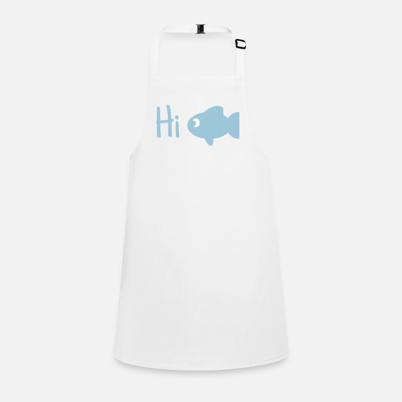 hi fish salut poisson Tablier Enfant