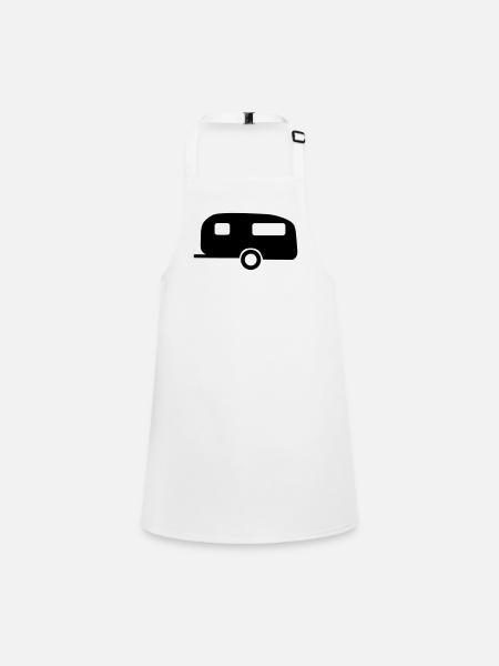 Caravan - Children's Apron - white - Front