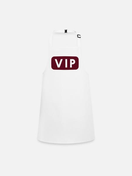 VIP - Schürze für Kinder - Weiß - Vorne