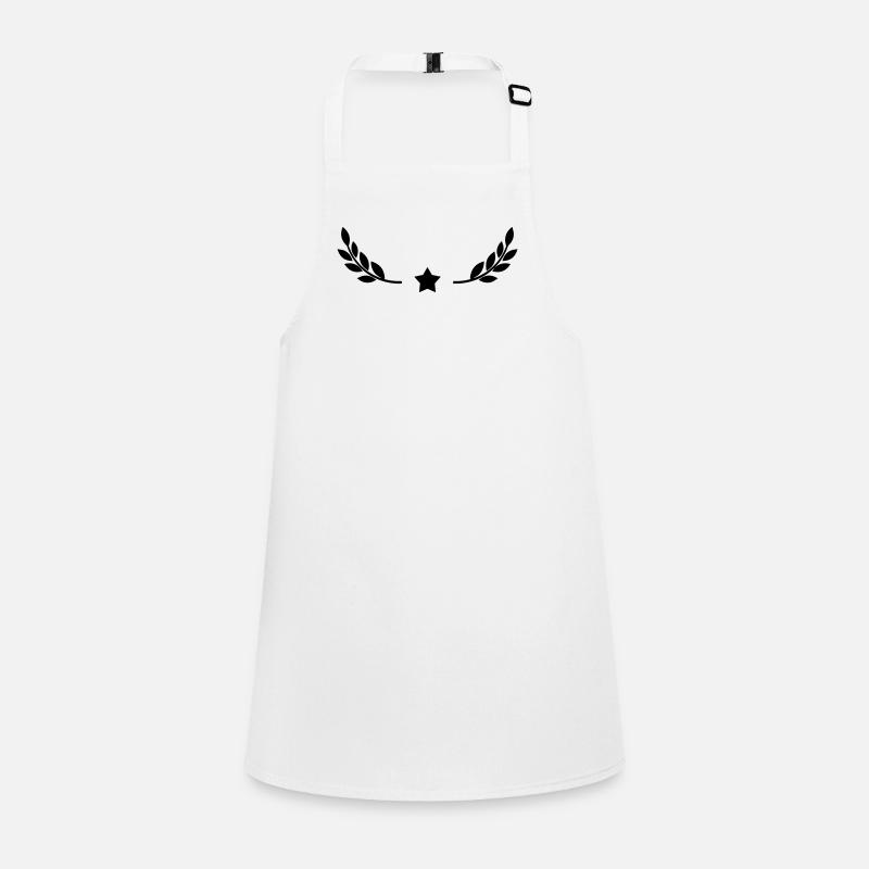 Star with laurel wreath design Children's Apron