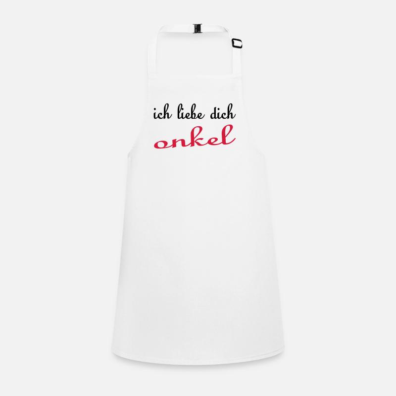Ich liebe dich onkel Tablier Enfant