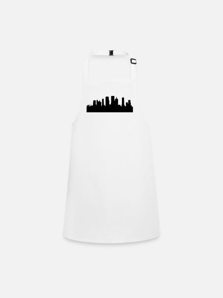 Skyscraper city - Children's Apron - white - Front