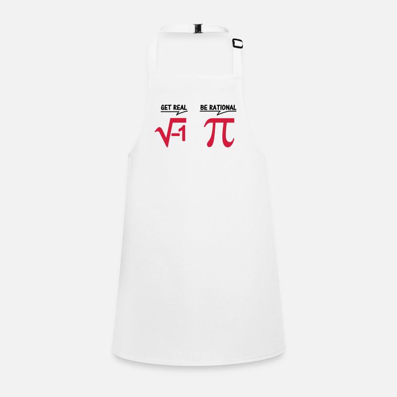 get real - be rational (2c) Children's Apron