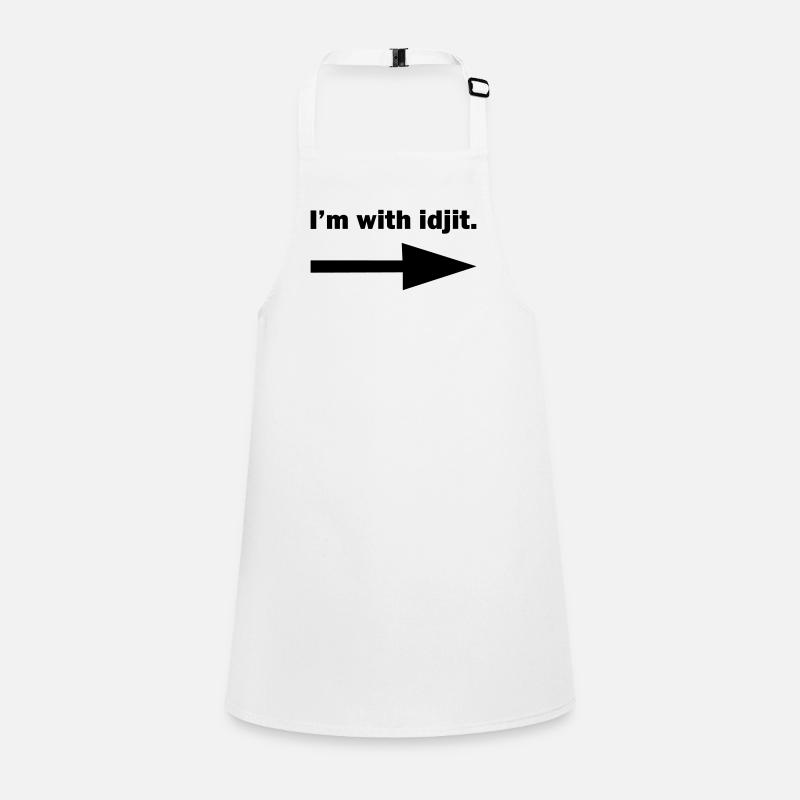 I'm with idjit Children's Apron