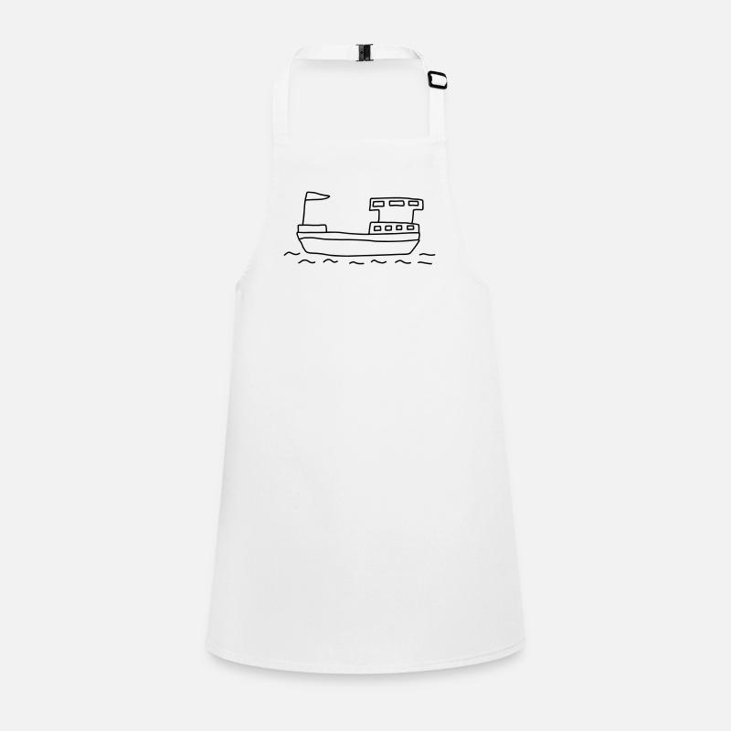 Schiff Hausboot Schürze für Kinder