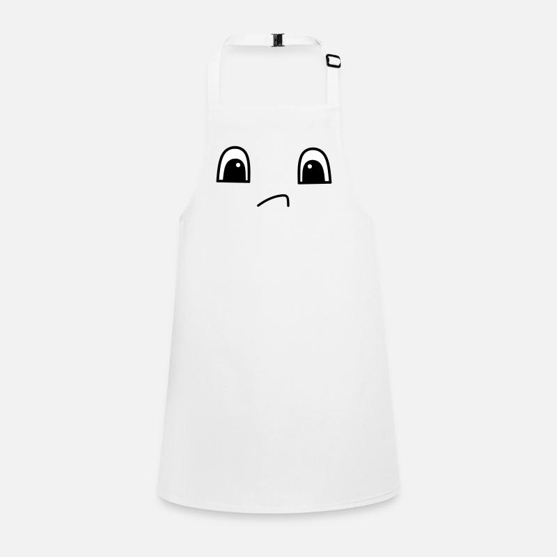 Cute sad face Schürze für Kinder