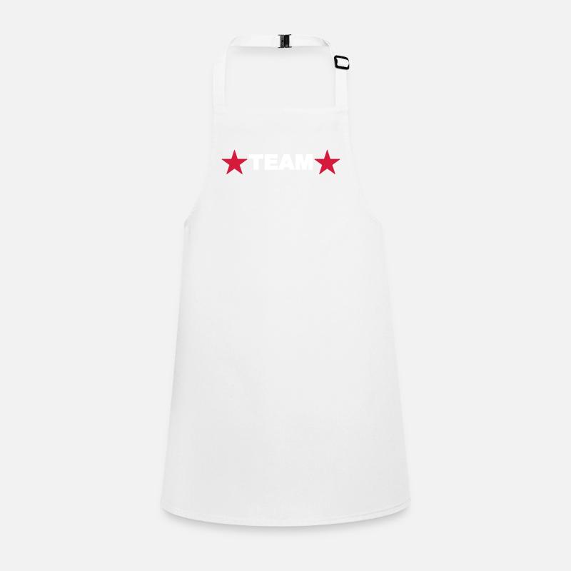 Team Rücken Stern Schürze für Kinder