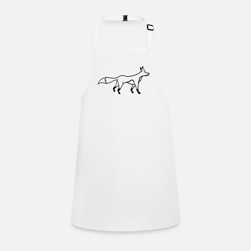 Fuchs Rotfuchs Wildes Tier Schlauer Wald Bewohner Schürze für Kinder