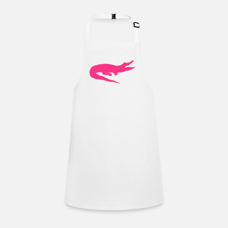Crocodile (monochrome) Children's Apron
