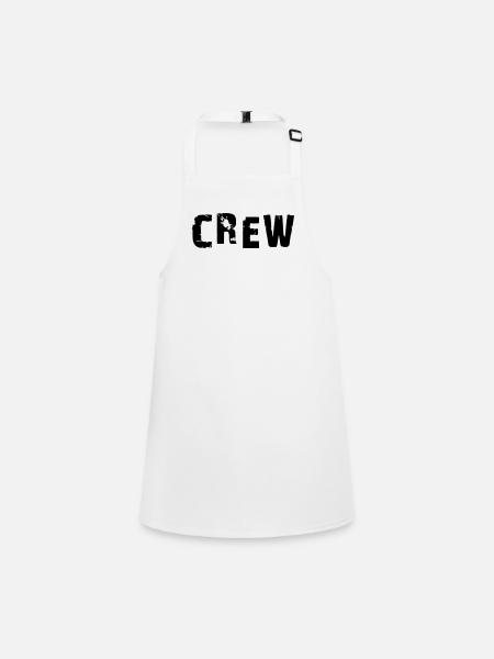 crew2 - Schürze für Kinder - Weiß - Vorne