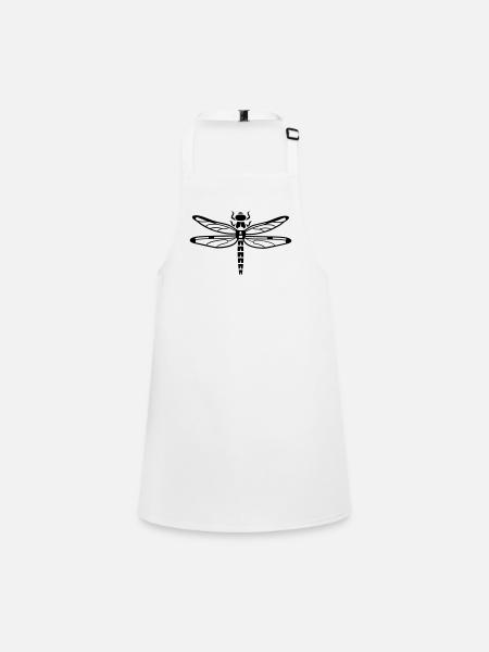 Dragonfly - insectes - Tablier Enfant - blanc - Devant