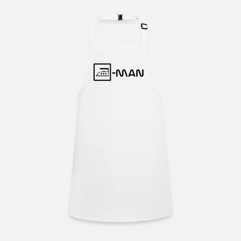 ironing man Children's Apron